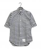 Thom Browneトムブラウン）の古着「BDチェックシャツ」｜ブラック