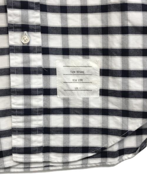 Thom Browne（トムブラウン）Thom Browne (トムブラウン) BDチェックシャツ ブラックの古着・服飾アイテム