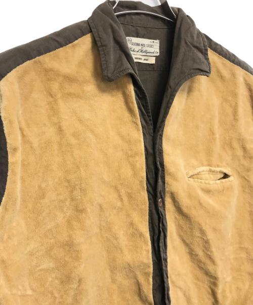 Duke of Hollywood（デュークオブハリウッド）Duke of Hollywood (デュークオブハリウッド) パイル地切替半袖シャツ グリーン サイズ:Mの古着・服飾アイテム