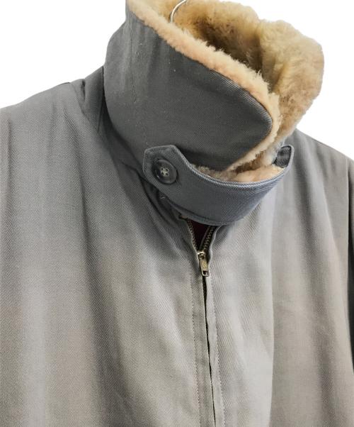 Rissman Brothers WEATHERCREST（Rissman Brothers WEATHERCREST）Rissman Brothers WEATHERCREST (Rissman Brothers WEATHERCREST) 襟ボアギャバジンジャケット グレー サイズ:表記なしの古着・服飾アイテム
