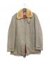 Rissman Brothers WEATHERCREST（Rissman Brothers WEATHERCREST）の古着「襟ボアギャバジンジャケット」｜グレー