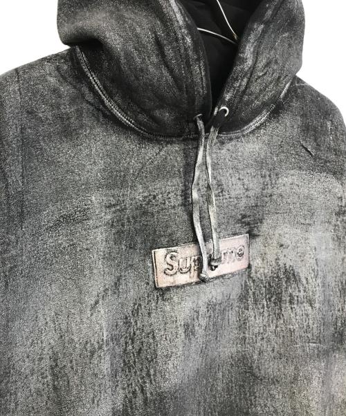 SUPREME（シュプリーム）SUPREME (シュプリーム) MM6 (エムエムシックス) Foil Box Logo Hooded Sweatshirt ブラック サイズ:XLの古着・服飾アイテム