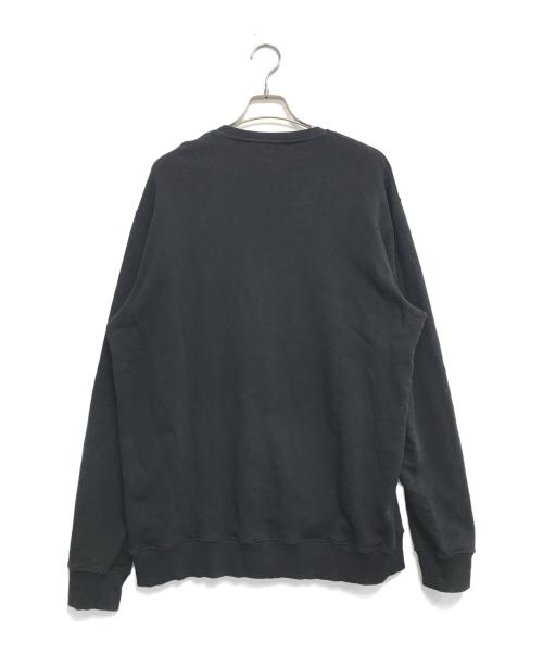 GIVENCHY（ジバンシィ）GIVENCHY (ジバンシィ) メタリック3Dロゴトレーナー ブラック サイズ:Lの古着・服飾アイテム