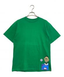 GIRL SKATEBOARDS（ガールスケートボード）の古着「プリントTシャツ」｜グリーン