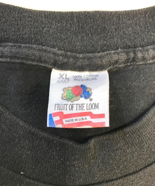 FRUIT OF THE LOOM（フルーツオブザルーム）FRUIT OF THE LOOM (フルーツオブザルーム) プリントTシャツ ブラック サイズ:XLの古着・服飾アイテム