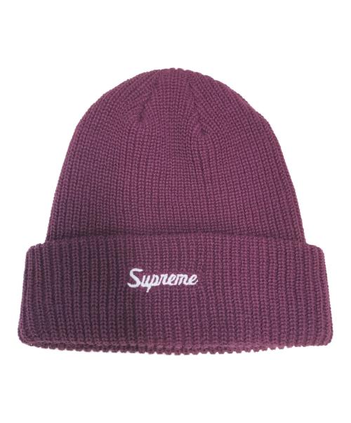 SUPREME（シュプリーム）SUPREME (シュプリーム) ニット帽 パープルの古着・服飾アイテム