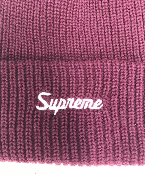 SUPREME（シュプリーム）SUPREME (シュプリーム) ニット帽 パープルの古着・服飾アイテム