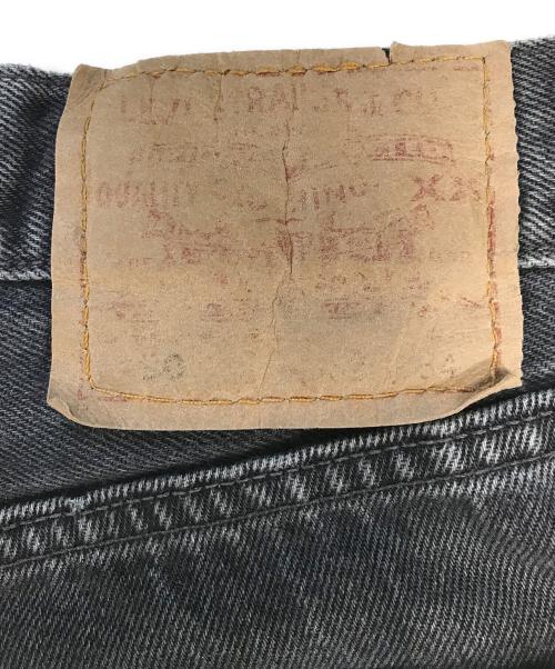 LEVI'S（リーバイス）LEVI'S (リーバイス) 後染めカットオフデニムパンツ ブラック サイズ:W32 L34の古着・服飾アイテム