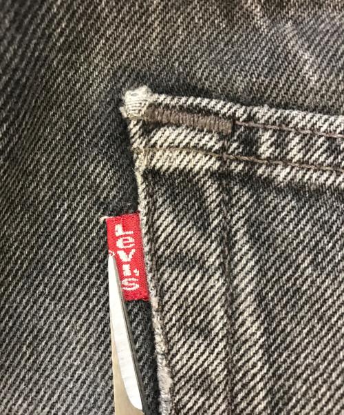 LEVI'S（リーバイス）LEVI'S (リーバイス) 後染めカットオフデニムパンツ ブラック サイズ:W32 L34の古着・服飾アイテム