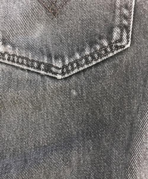 LEVI'S（リーバイス）LEVI'S (リーバイス) 後染めカットオフデニムパンツ ブラック サイズ:W32 L34の古着・服飾アイテム