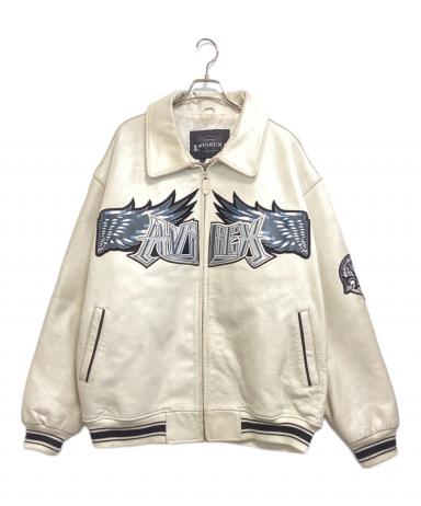中古・古着通販】AVIREX (アヴィレックス) レザースタジャン