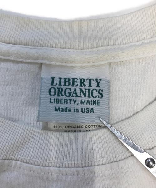 liberty organics（リバティオーガニック）liberty organics (リバティオーガニック) アートTシャツ ホワイト サイズ:Ｍの古着・服飾アイテム