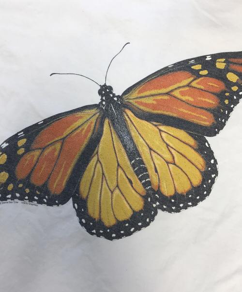 liberty organics（リバティオーガニック）liberty organics (リバティオーガニック) アートTシャツ ホワイト サイズ:Ｍの古着・服飾アイテム