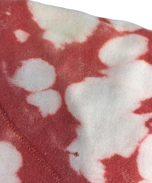 USED（ユーズド）USED (ユーズド) ブリーチ加工ラグランスウェット レッド サイズ:表記なしの古着・服飾アイテム