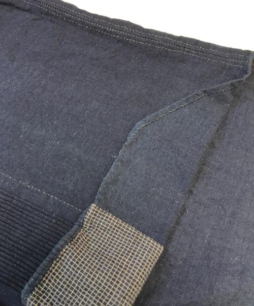 Pero（ペロ）Pero (ペロ) ノーカラーシャツ ブルー サイズ:40の古着・服飾アイテム