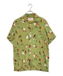 Aloha Blossom（アロハブロッサム）の古着「アロハシャツ」｜グリーン