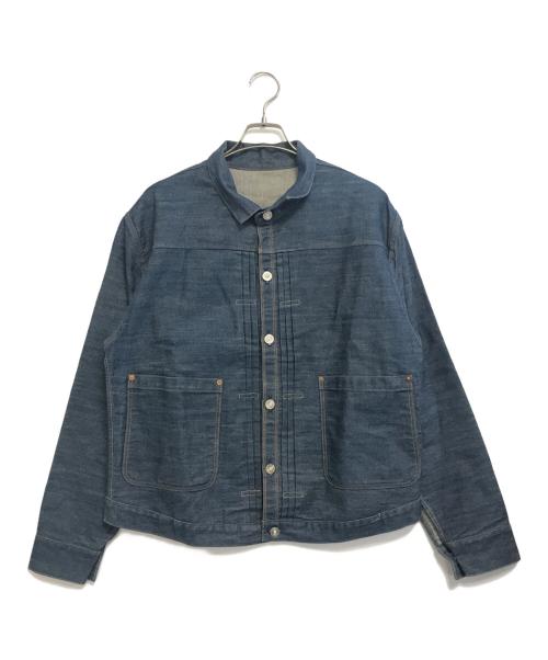 LEVI'S VINTAGE CLOTHING（リーバイス ビンテージ クロージング）LEVI'S VINTAGE CLOTHING (リーバイス ビンテージ クロージング) 1880 Triple Pleated Blouse インディゴ サイズ:Lの古着・服飾アイテム