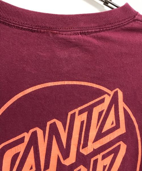 SANTA CRUZ（サンタクルーズ）SANTA CRUZ (サンタクルーズ) 袖プリント長袖Tシャツ レッド サイズ:表記なしの古着・服飾アイテム