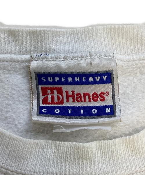 Hanes（ヘインズ）Hanes (ヘインズ) プリントスウェット ホワイト サイズ:不明の古着・服飾アイテム