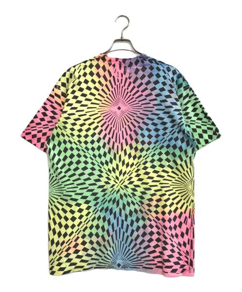 VINTAGE（ヴィンテージ）VINTAGE (ヴィンテージ) サイケデリック総柄染み込みTシャツ マルチカラー サイズ:XLの古着・服飾アイテム