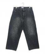 YARDSALEヤードセール）の古着「デニムパンツ」｜ブラック