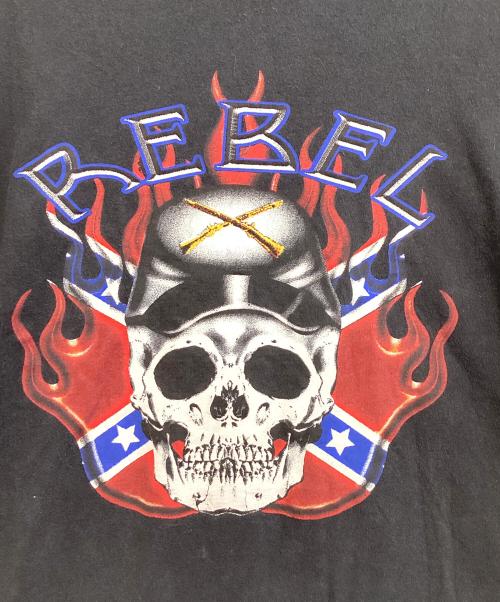 Hanes（ヘインズ）Hanes (ヘインズ) 袖プリ長袖Tシャツ ブラック サイズ:XLの古着・服飾アイテム