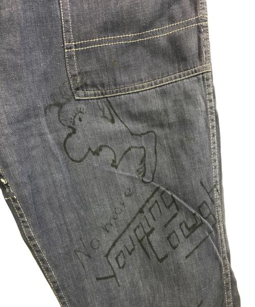 VINTAGE（ヴィンテージ）VINTAGE (ヴィンテージ) ベイカーライトオンスデニムパンツ インディゴ サイズ:不明の古着・服飾アイテム
