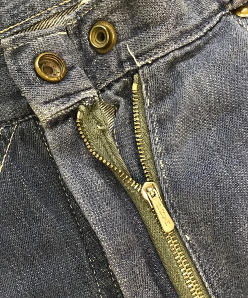 VINTAGE（ヴィンテージ）VINTAGE (ヴィンテージ) ベイカーライトオンスデニムパンツ インディゴ サイズ:不明の古着・服飾アイテム