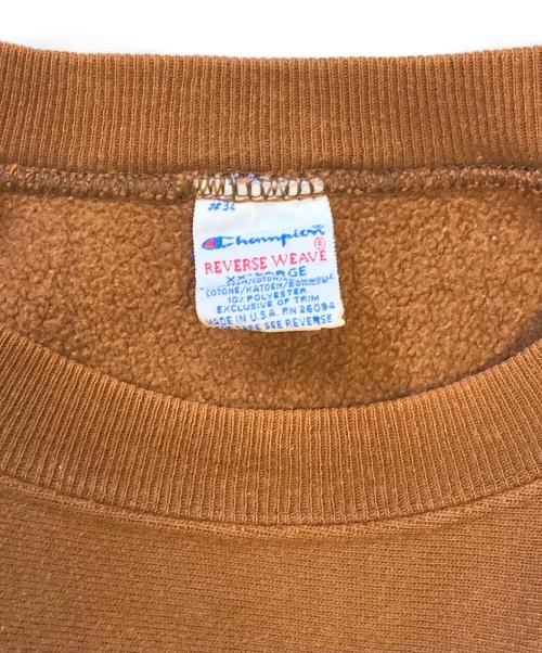 Champion（チャンピオン）Champion (チャンピオン) 90s リバースウィーブスウェット ブラウン サイズ:XX-LARGEの古着・服飾アイテム