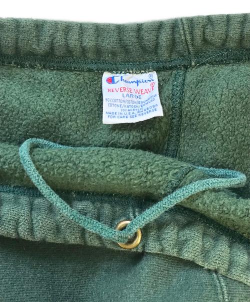 Champion（チャンピオン）Champion (チャンピオン) リバースウィーブスウェットパンツ グリーン サイズ:LARGEの古着・服飾アイテム