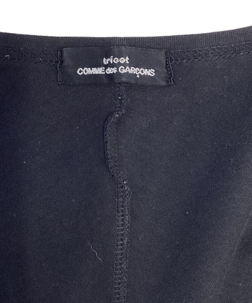 tricot COMME des GARCONS（トリココムデギャルソン）tricot COMME des GARCONS (トリココムデギャルソン) 花柄プリントカーディガン ブラック サイズ:表記なしの古着・服飾アイテム