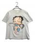 キャラクターTシャツ（キャラクターTシャツ）の古着「90s・Betty Boop(ベティ・ブープ) キャラクターTシャツ」｜グレー
