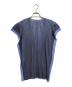 PLEATS PLEASE (プリーツプリーズ) ノースリーブプリーツカットソー ブルー サイズ:3：23000円