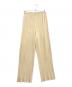 PLEATS PLEASE（プリーツプリーズ）の古着「プリーツパンツ」｜ベージュ