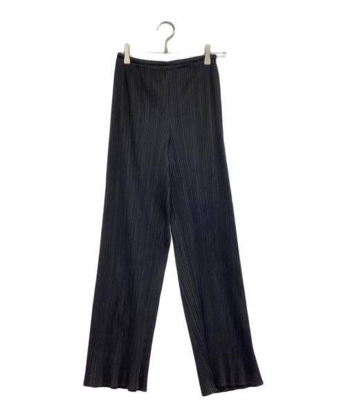PLEATS PLEASE（プリーツプリーズ）PLEATS PLEASE (プリーツプリーズ) プリーツパンツ ブラック サイズ:2の古着・服飾アイテム