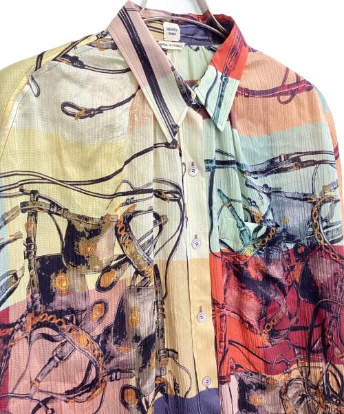 HERMES（エルメス）HERMES (エルメス) ノースリーブ総柄シャツ マルチカラー サイズ:42の古着・服飾アイテム