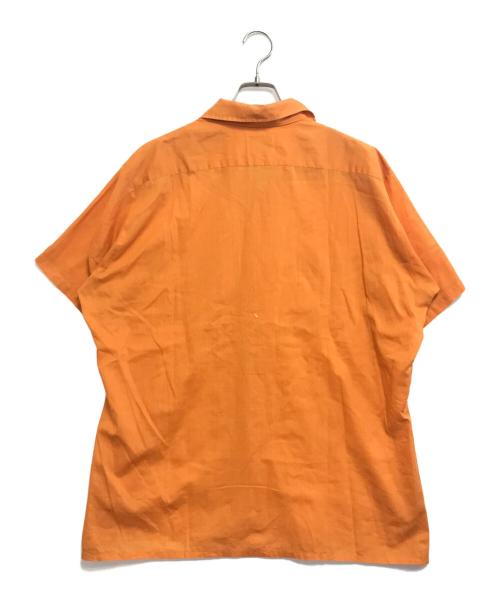 ARROW（アロー）ARROW (アロー) オープンカラー半袖シャツ オレンジ サイズ:Lの古着・服飾アイテム