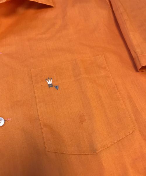ARROW（アロー）ARROW (アロー) オープンカラー半袖シャツ オレンジ サイズ:Lの古着・服飾アイテム
