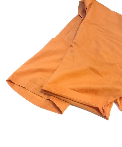 ARROW（アロー）ARROW (アロー) オープンカラー半袖シャツ オレンジ サイズ:Lの古着・服飾アイテム