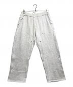 JACKSON MATISSEジャクソンマティス）の古着「ダブルニースウェットパンツ」｜ライトグレー