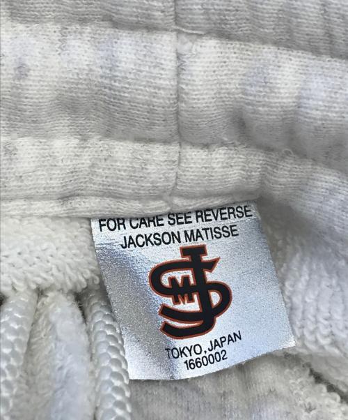 JACKSON MATISSE（ジャクソンマティス）JACKSON MATISSE (ジャクソンマティス) ダブルニースウェットパンツ ライトグレー サイズ:Mの古着・服飾アイテム