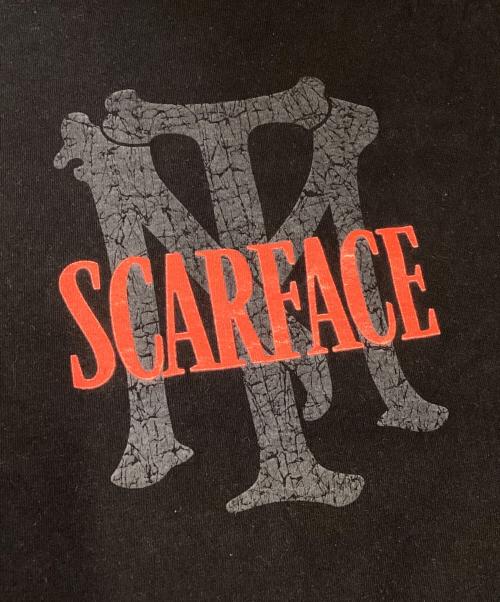 ムービーTシャツ（ムービーTシャツ）ムービーTシャツ (ムービーTシャツ) SCARFACE(スカーフェイス) プリントTシャツ ブラック サイズ:2XLの古着・服飾アイテム