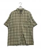 Patagoniaパタゴニア）の古着「オンブレチェック半袖シャツ」｜グリーン
