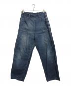 MONTGOMERY WARD 101モンゴメリーワード101）の古着「デニムランチパンツ」｜インディゴ