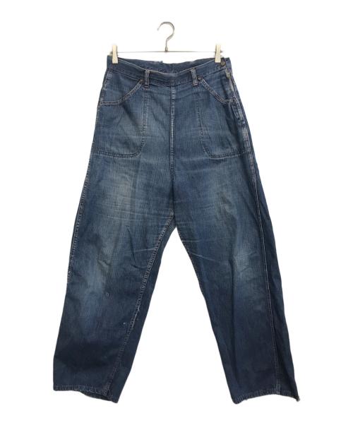 MONTGOMERY WARD 101（モンゴメリーワード101）MONTGOMERY WARD 101 (モンゴメリーワード101) デニムランチパンツ インディゴ サイズ:不明の古着・服飾アイテム