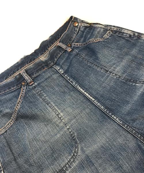 MONTGOMERY WARD 101（モンゴメリーワード101）MONTGOMERY WARD 101 (モンゴメリーワード101) デニムランチパンツ インディゴ サイズ:不明の古着・服飾アイテム