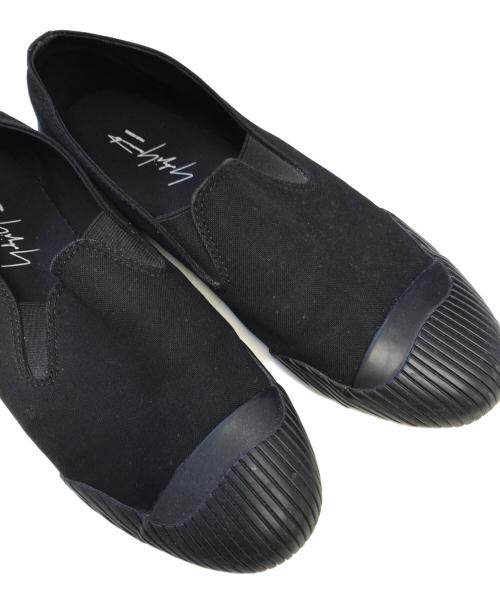 Yohji Yamamoto pour homme（ヨウジヤマモト プールオム）Yohji Yamamoto pour homme (ヨウジヤマモト プールオム) ローカットスニーカー ブラック サイズ:3の古着・服飾アイテム