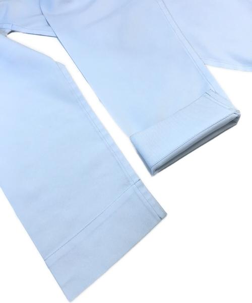 ISSEY MIYAKE（イッセイミヤケ）ISSEY MIYAKE (イッセイミヤケ) バンドカラーシャツ グレー サイズ:2の古着・服飾アイテム