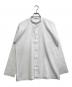 ISSEY MIYAKE（イッセイミヤケ）の古着「バンドカラーシャツ」｜グレー