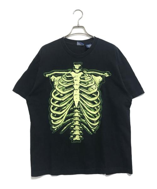 VINTAGE（ヴィンテージ）VINTAGE (ヴィンテージ) ボーンTシャツ ブラック サイズ:XLの古着・服飾アイテム